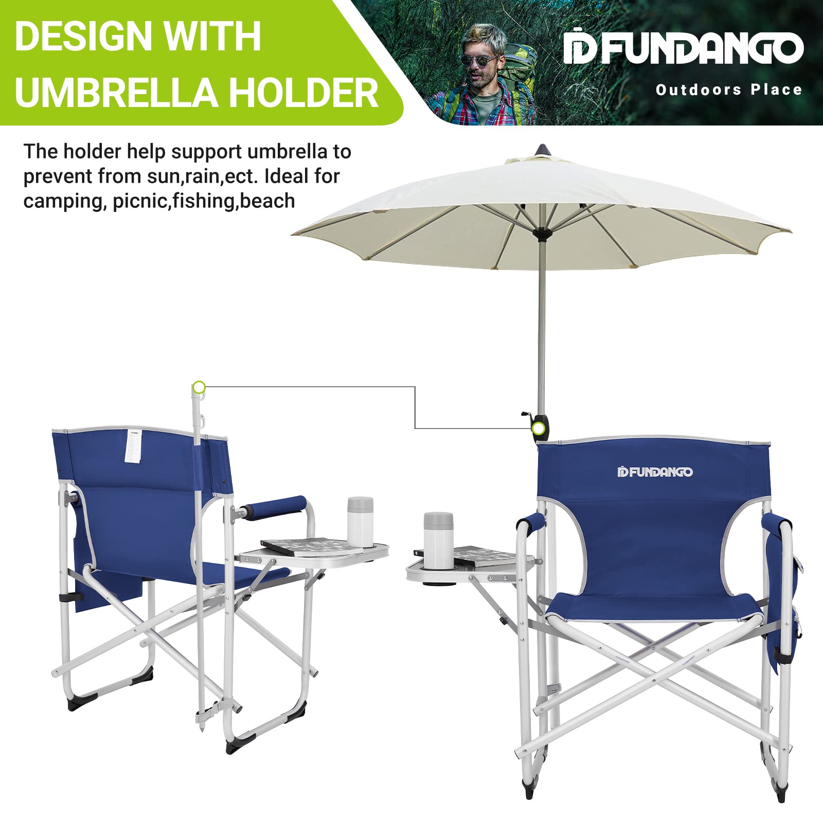Amazon.co.jp: FUNDANGO ポータブル軽量折りたたみ式キャンプ